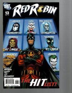 10 DC Comics Red Robin # 13 14 15 16 18 19 20 22 23 24 J439