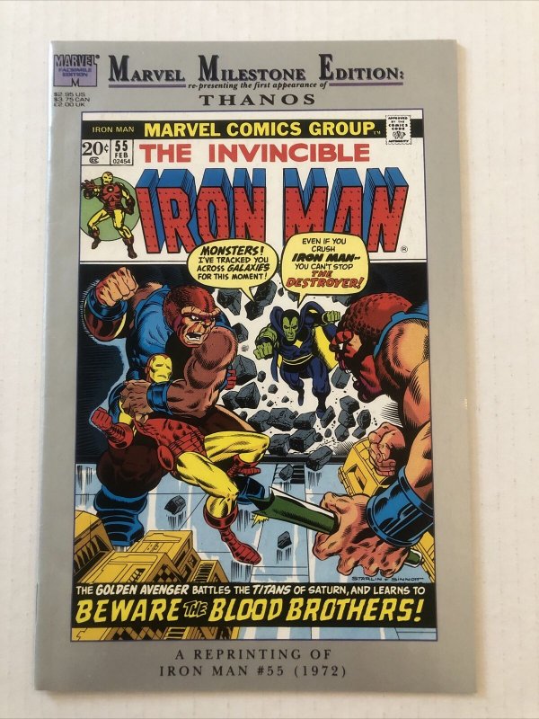 Marvel Milestone Edition : Iron Man #55  1st App Thanos
