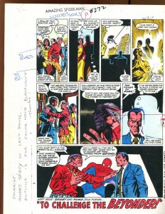 Amazing Spider Man #272 p.22 Color Guide Art - 1986 Art by Kyle Baker