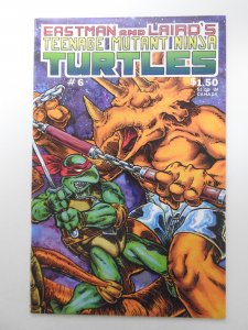 Teenage Mutant Ninja Turtles #6 (1986) Signed Eastman/Laird VF-NM Condition!!