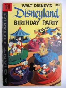 DELL GIANT DISNEYLAND LOT (3 books) Work by Barks! 1/2 Guide Price 