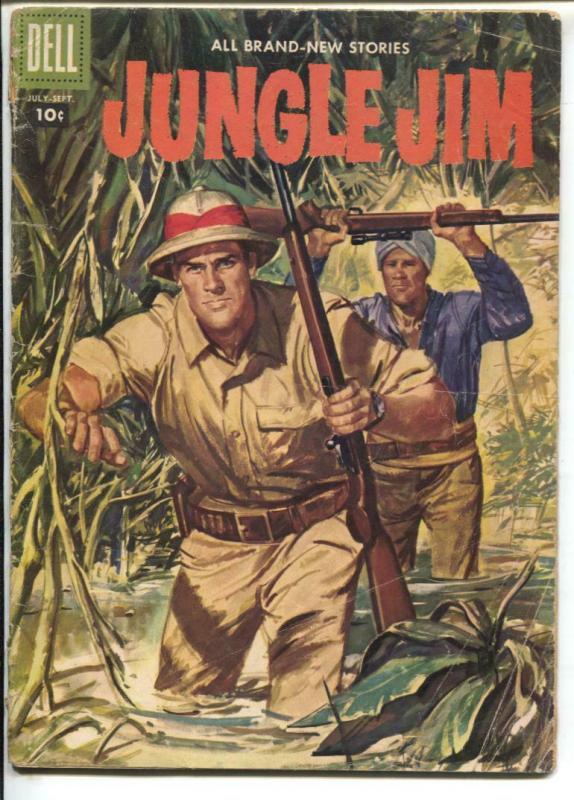 Jungle Jim #13 1957-Dell-Alex Raymond-Johnny Weissmuller-G-