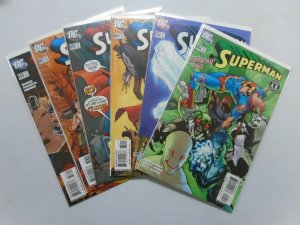 Superman lot from:#652-658 2nd Series 6 different books 8.0 VF (2016) 