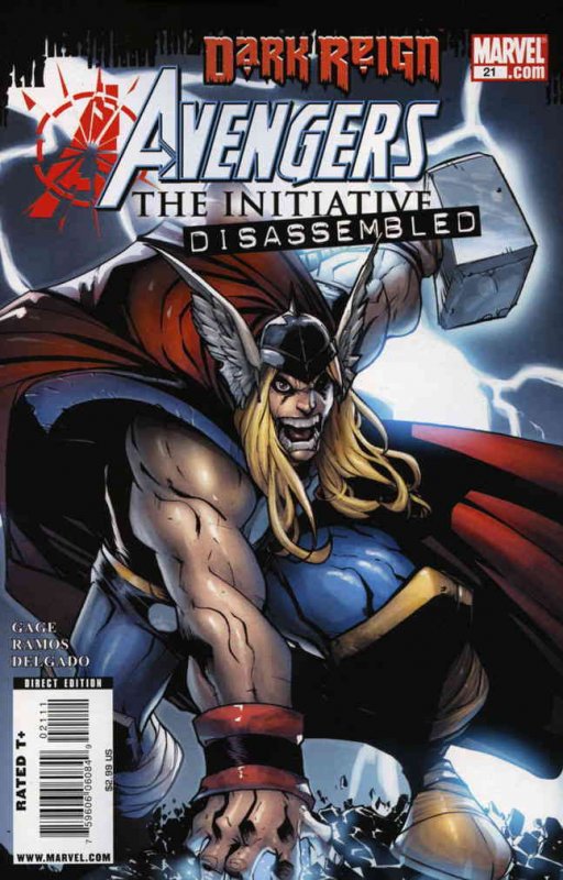 Avengers: The Initiative #21 VF/NM ; Marvel | Dark Reign Disassembled