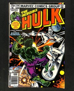 Incredible Hulk (1962) #250 Silver Surfer!