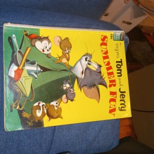 Tom & Jerry's Summer Fun #1 1956, Dell giant comics barney bear funny animal 