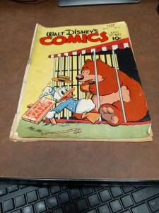 Walt Disney's COMICS & STORIES #81 Carl Barks art 1947 Golden Age Donald duck