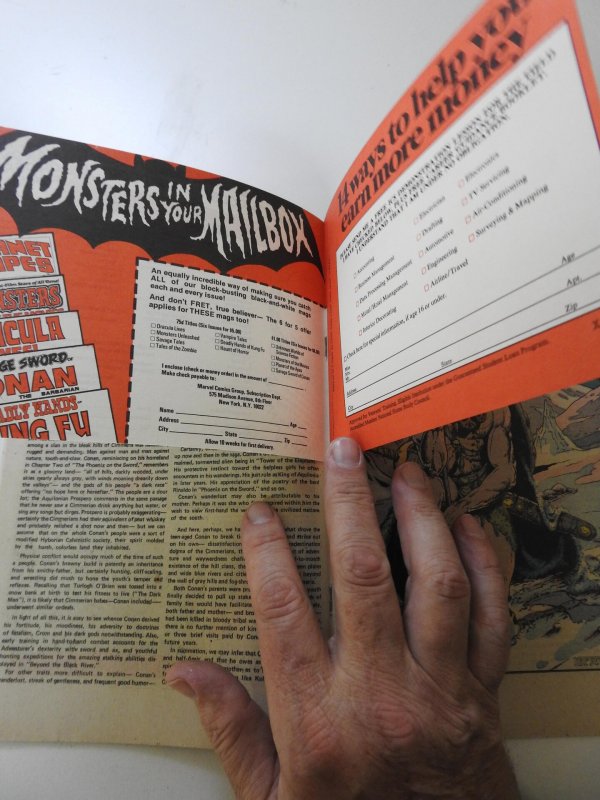 Conan the Barbarian #47 (1975) W/Monsters In Your Mailbox Insert! VF Condition!