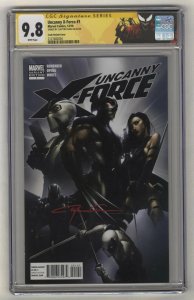 Uncanny X-Force #1 (2010) CGC 9.8 - Variant Signed by Clayton Crain