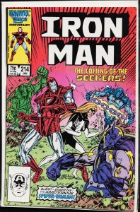 Iron Man #214 (1987) Iron Man
