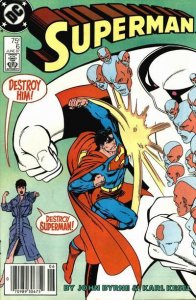 Superman (2nd Series) #6 (Newsstand) VG ; DC | low grade comic John Byrne