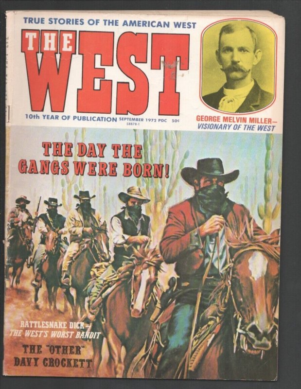 The West 9/1972-Stagecoach-The Day The Gangs Were Born-Jesse James Younger ...