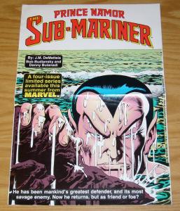 Prince Namor the Sub-Mariner #1-4 VF/NM complete series + promo poster 1984 set