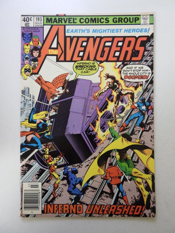 The Avengers #193 (1980) VF- condition