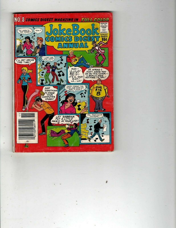 3 Books Richie Rich Million Dollar Digest Joke Book Annual 8 Digest Winners JK33