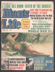 Man's Life 3/1967-Screaming killers-WWIII-Campground Vice-War-exploitation-my...