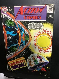 Action Comics #365 (1968) mid high grade Super-Leper JLA! Supergirl FN+ Wow!