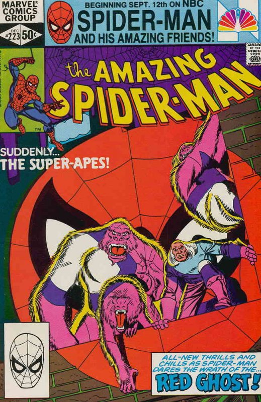 Amazing Spider-Man, The #223 VF ; Marvel | Red Ghost