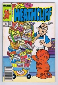 Heathcliff #25 ORIGINAL Vintage 1988 Marvel Comics