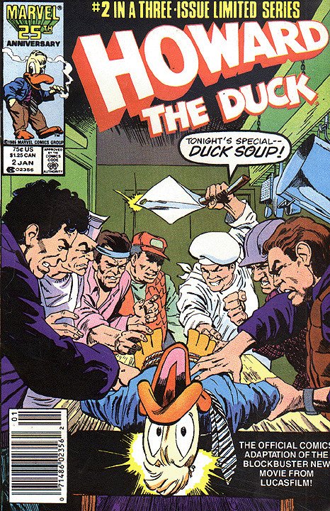 HOWARD THE DUCK: THE MOVIE (1986 Series) #2 NEWSSTAND Fine Comics Book