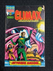 Vintage CLIMAX ADVENTURE COMIC #15 VG- 3.5 The Anywhere Machine / Tom Sutton