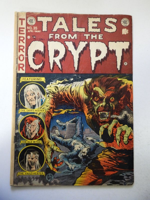 Tales from the Crypt #35 (1953) GD/VG Condition 3/4 tear fc