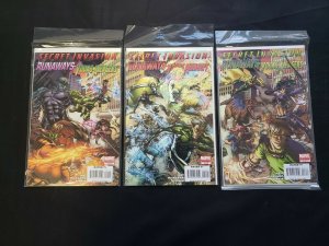 SECRET INVASION: RUNAWAYS/YOUNG AVENGERS 3PC (VF/NM) WANDA'S SON 2008