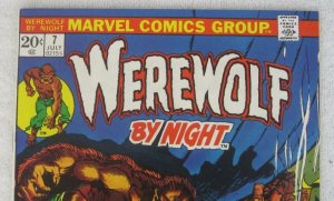 Werewolf by Night 7 Jul 1973 Marvel Ploog art VF 8.5