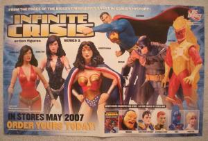 INFINITE CRISIS Promo poster, 11x17, 2007, Unused, more Promos in store