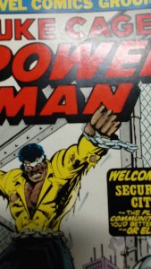 Marvel Luke Cage Power Man 23 (1975) Welcome to Security City Cage Chained {VF}