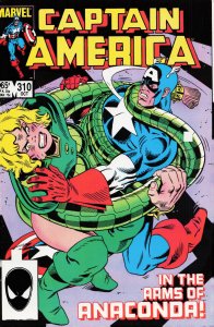Captain America #310 (1985) Captain America [Key Issue]