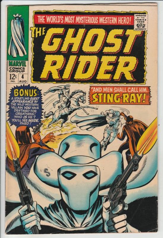 Ghost Rider, The Western #4 (Aug-67) VF/NM High-Grade Ghost Rider