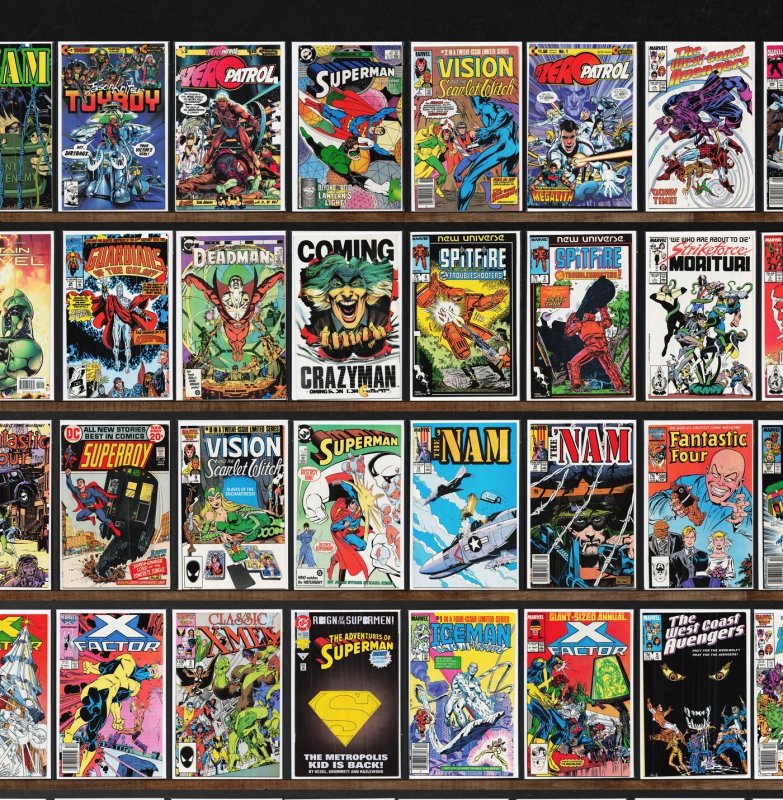 Huge Lot 140+ Comics with West Coast Avengers, The 'Nam, The & & More!