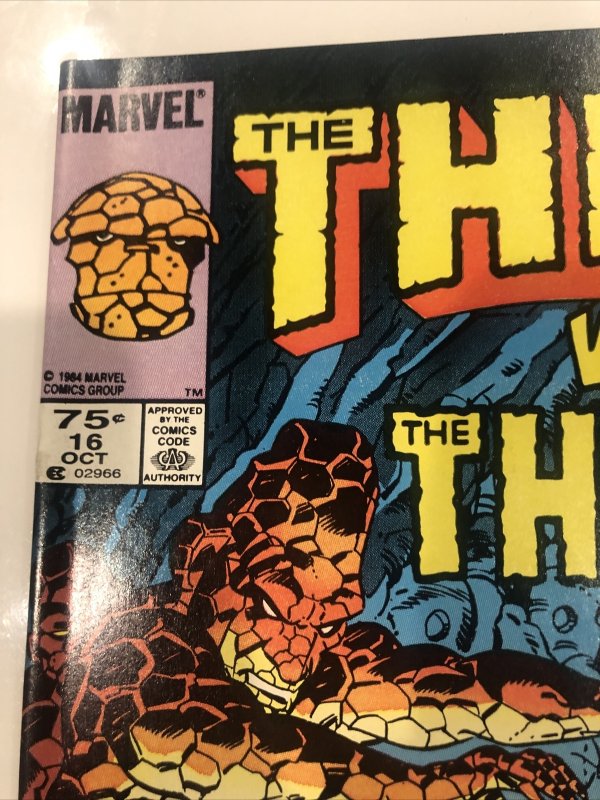 The Thing (1984) # 16 (NM) Canadian Price Variant • CPV • Mike Carlin • Marvel