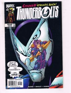 Thunderbolts #24 VF Marvel Comics Comic Book Busiek Hawkeye DE19
