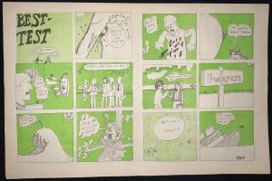 2 BIT COMICS #7 - Folded; 9.0, WP - Comix  - 1st print - Tabloid