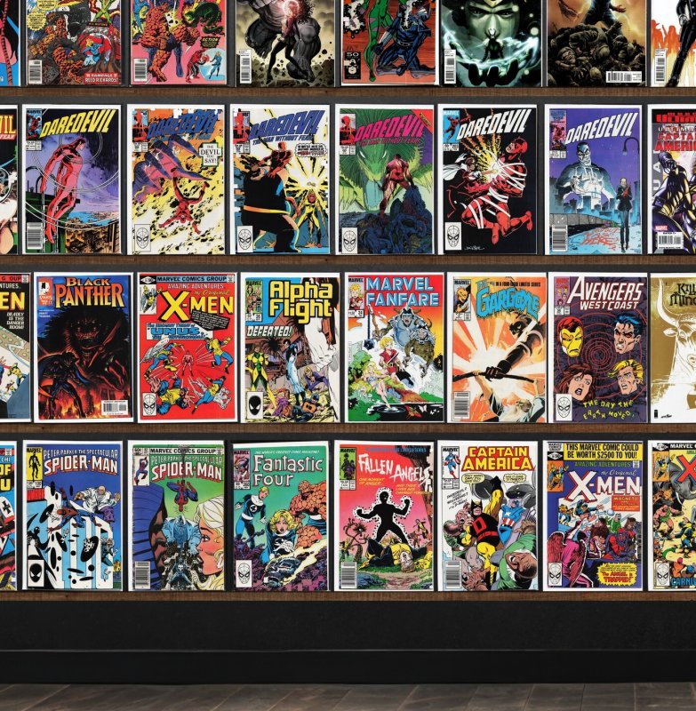 Huge Lot 150+ Comics with Captain America, Fantastic Four & More!