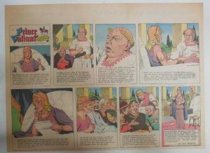 Prince Valiant Sunday #1633 by Hal Foster from 5/26/1968 Half Page Size !