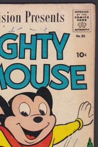 New Mighty Mouse #80 4.0 VG Pines Comic - Oct 1958
