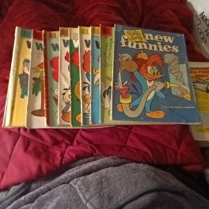 Woody Woodpecker New Funnies 10 Issue Silver Age Comics Lot Run Set Dell...