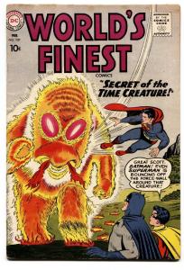 WORLD'S FINEST #107 comic book 1960- SUPERMAN BATMAN FN-