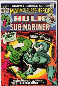 Marvel Super-Heroes #46 (1974) Hulk