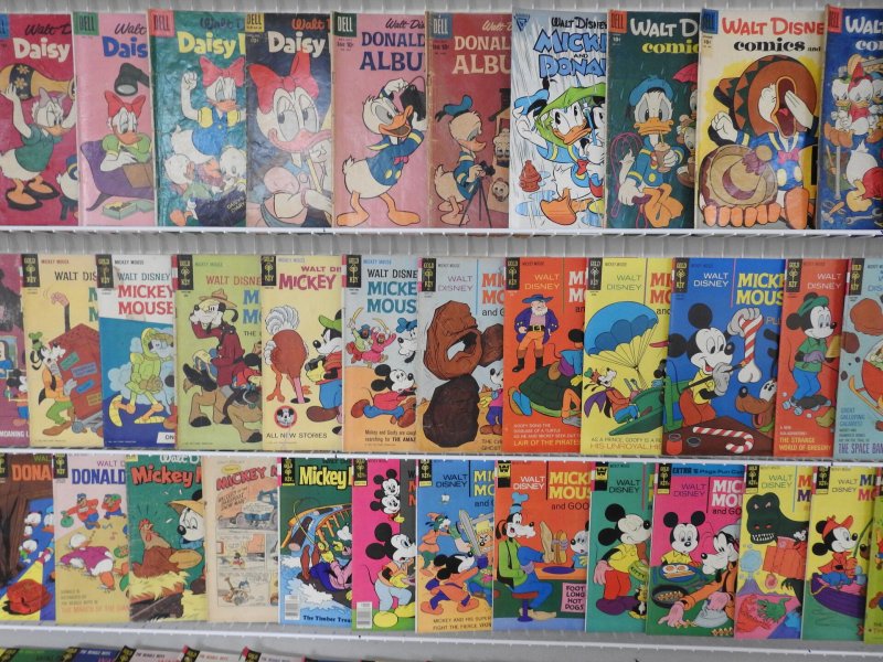 Huge Lot of 160+ Comics W/ Donald Duck, Mickey Mouse, Bugs Bunny + More!