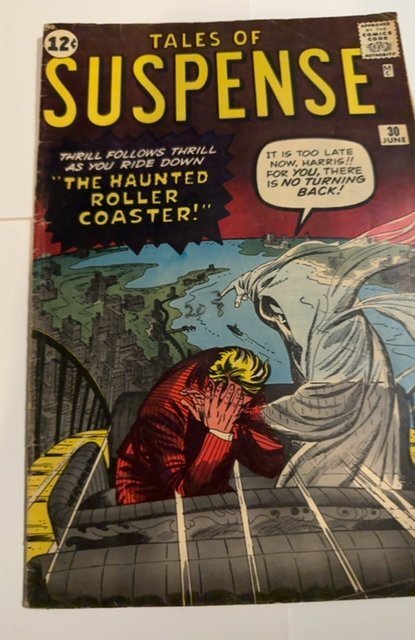 Tales Of Suspense #30  The Ghost Rode a Roller Coaster! Jack Kirby Art