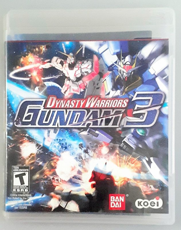 Gundam 3 Dynasty Warriors Sony PS3 Video Game Comics Toy Collectibles Sold As-Is