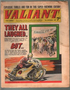 Valiant 11/4/1967-Silver Age British comic book-sci-fi-action-adventure-G