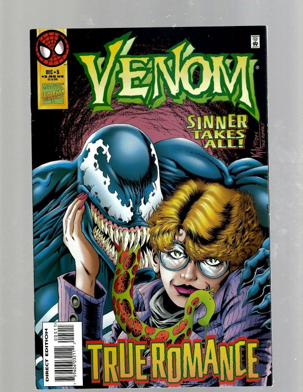 Lot Of 5 Venom Sinner Takes All Marvel Comic Books # 1 2 3 4 5 Spider-Man EK9