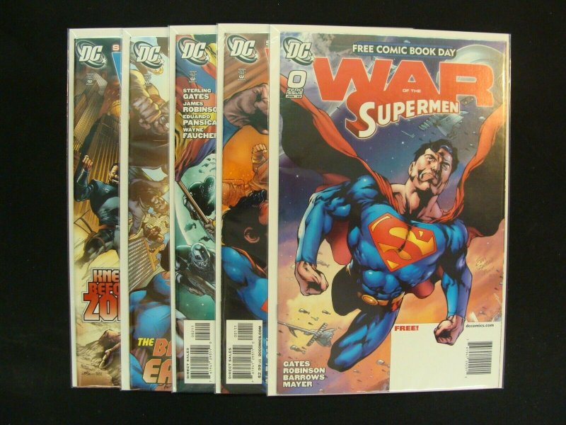 Superman War of the Supermen #0-4 Complete Set Run DC