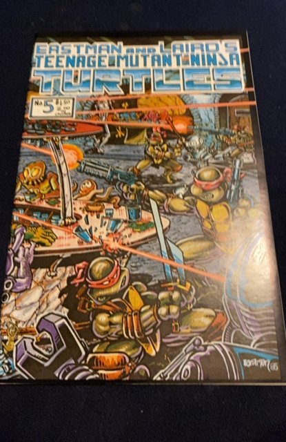 Teenage Mutant Ninja Turtles #5 (1985)1st print fugitiod