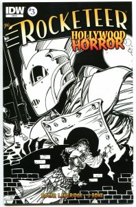 ROCKETEER HORROR #3, NM-, Dave Stevens, Walter Simonson, Variant, 2013